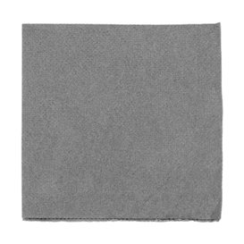 Papieren servet Micropunt grijs 20x20cm 2C (100 stuks) 