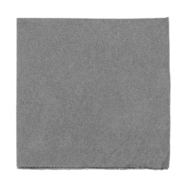 Papieren servet Micropunt grijs 20x20cm 2C (100 stuks) 