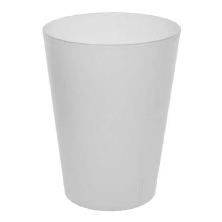 Plastic pint PP glas Herbruikbaar transparant 500ml (16 stuks) 