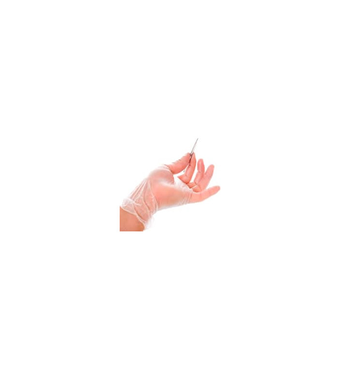 Vinenl handschoenenen met Talk transparant maat S (1000 stuks) Vinenl handschoenenen met Talk transparant maat S (1000 stuks)