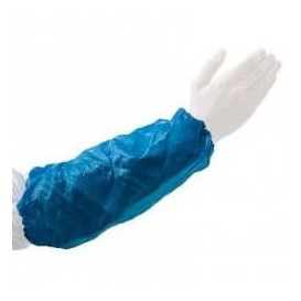 Wegwerp plastic Over omhulsel SMS blauw (500 stuks)