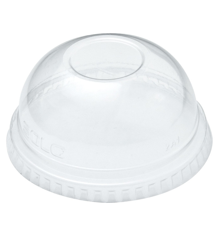 Plastic PET koepel Deksel Kristal Ø7,3cm (125 stuks) Plastic PET koepel Deksel Kristal Ø7,3cm (125 stuks)