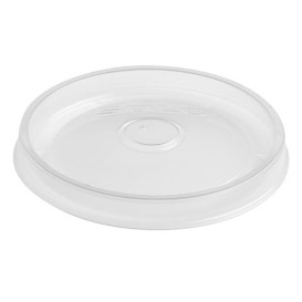 Plastic Deksel PP Plat transparant Ø9,1cm (500 stuks)