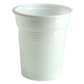 Plastic PS Shotje wit 100ml Ø5,7cm (4800 stuks)