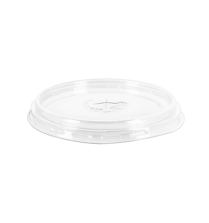 Plastic Deksel PS transparant Ø9,4cm voor beker of 575ml (100 stuks) Plastic Deksel PS transparant Ø9,4cm voor beker of 575ml (100 stuks)