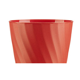 Plastic PP beker "X-Table" oranje 320ml (8 stuks) 