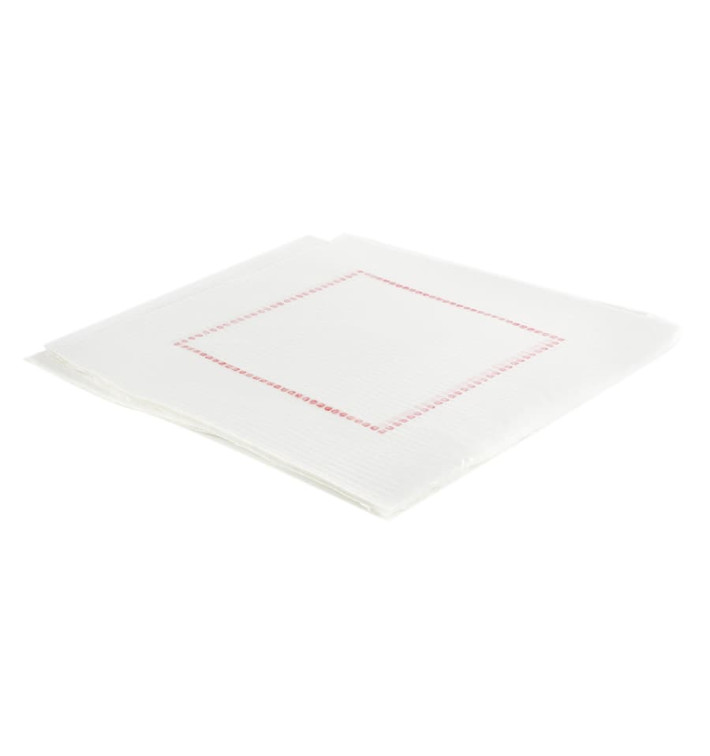 Papieren servet Sulfiet plat wit 15x15cm (30000 stuks) Papieren servet Sulfiet plat wit 15x15cm (30000 stuks)