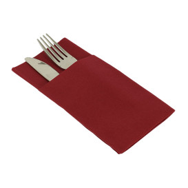 Zakvouw airlaid servetten "Kanguro" rood 40x40cm (30 stuks) 