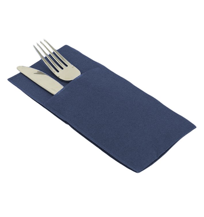 Zakvouw airlaid servetten "Kanguro" blauw 40x40cm (30 stuks) Zakvouw airlaid servetten "Kanguro" blauw 40x40cm (30 stuks)
