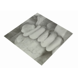 Papieren servet dubbel punt "Zen" 40x40cm (600 stuks)