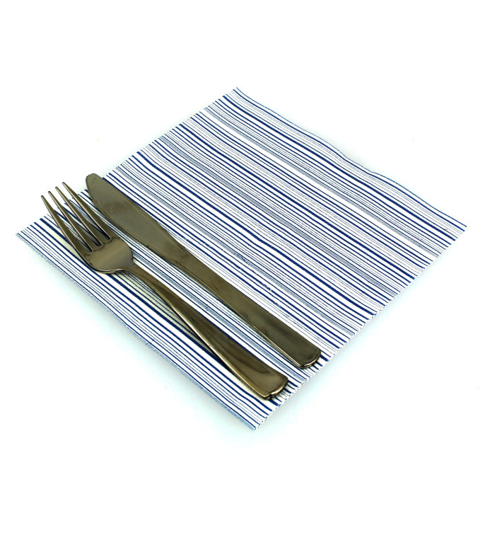Airlaid Servetten "Basic" blauw 40x40cm (600 stuks) Airlaid Servetten "Basic" blauw 40x40cm (600 stuks)