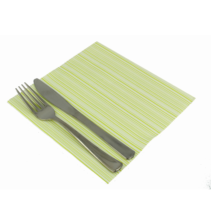 Airlaid Servetten "Basic" pistache 40x40cm (50 stuks) Airlaid Servetten "Basic" pistache 40x40cm (50 stuks)