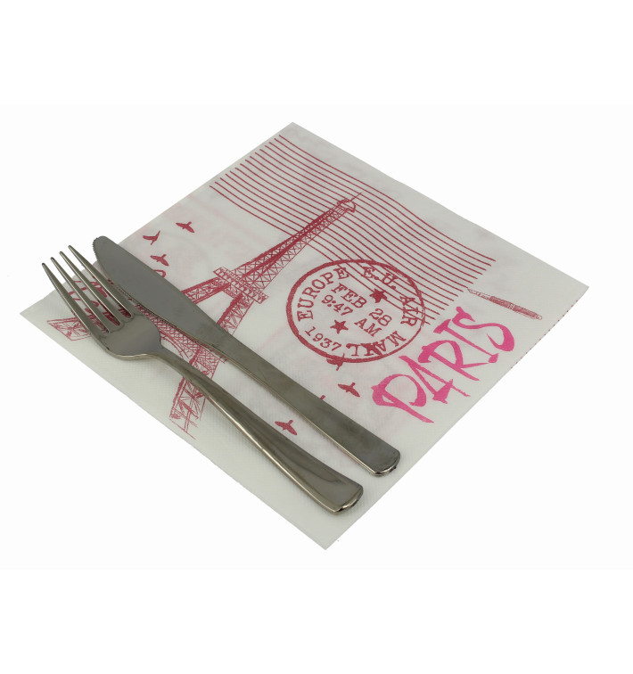 Airlaid Servetten "Paris" 40x40cm (50 stuks) Airlaid Servetten "Paris" 40x40cm (50 stuks)