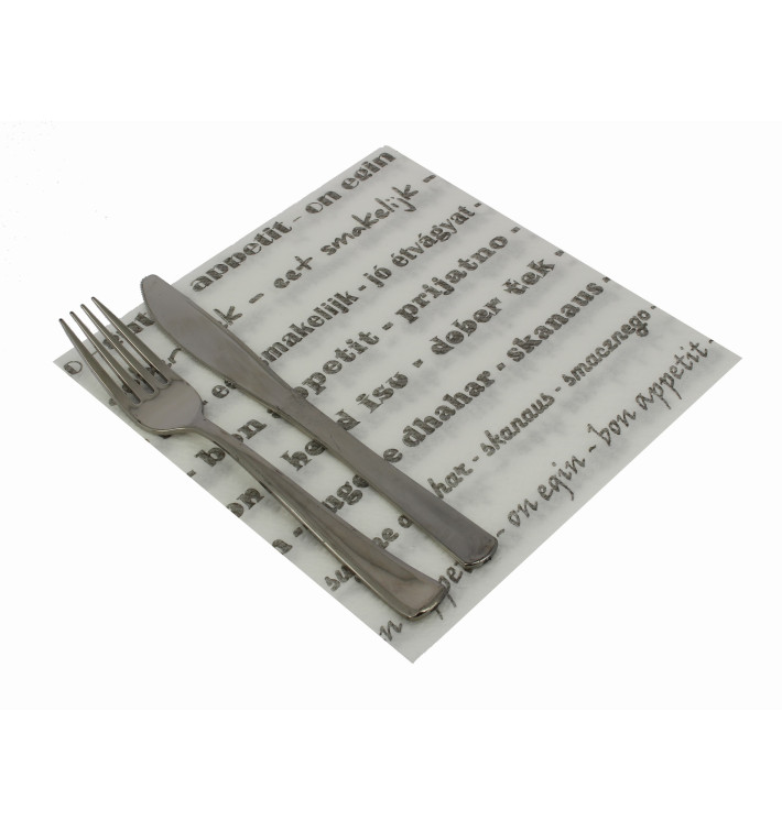 Airlaid Servetten "Buen Provecho" 40x40cm (50 stuks) Airlaid Servetten "Buen Provecho" 40x40cm (50 stuks)