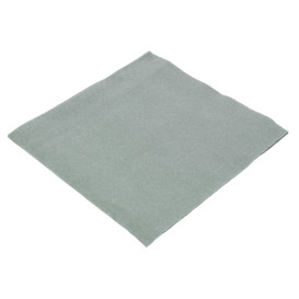 Papieren servet dubbel punt grijs 40x40cm (1.200 stuks)