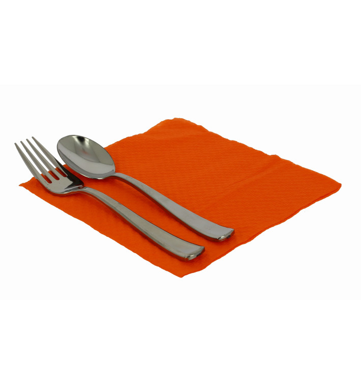 Papieren servet oranje 33x33cm 1-laags (3360 stuks) Papieren servet oranje 33x33cm 1-laags (3360 stuks)