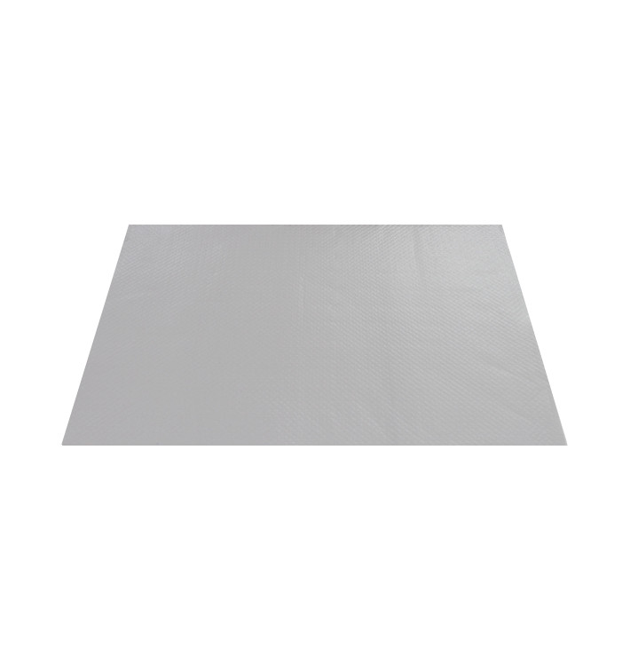 Papieren Placemats 30x40cm zilver 50g (500 stuks) Papieren Placemats 30x40cm zilver 50g (500 stuks)