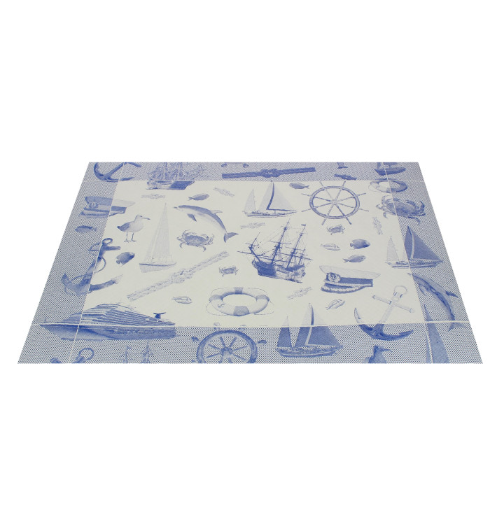 Papieren Placemats 30x40cm "Marinero" 50g (2500 stuks) Papieren Placemats 30x40cm "Marinero" 50g (2500 stuks)