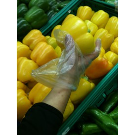 Plastic handschoenen grof PE transparant (2500 Pair)