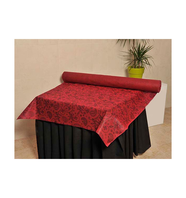 Novotex Tafelkleed rol bordeauxrood "Cachemir" P40cm 1,2x48m (1 stuk) Novotex Tafelkleed rol bordeauxrood "Cachemir" P40cm 1,2x48m (1 stuk)