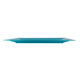 Plastic dienblad turkoois 33x22,5cm (180 stuks)