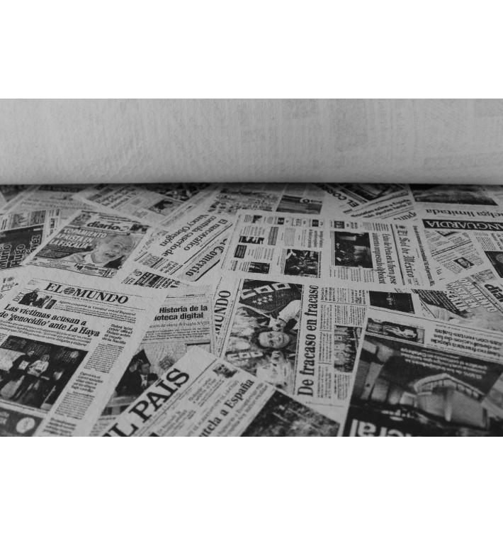Papieren tafelkleed rol "Prensa" 1,2x100m 37g (6 stuks) Papieren tafelkleed rol "Prensa" 1,2x100m 37g (6 stuks)