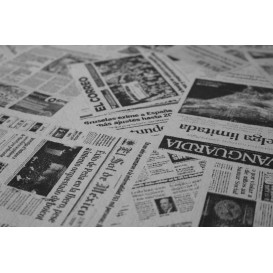 Papieren tafelkleed rol "Prensa" 1,2x100m 37g (1 stuk) 