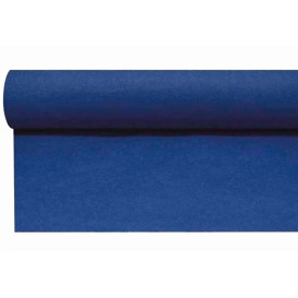 Airlaid tafelloper blauw 0,4x48m P1,2m (6 stuks)