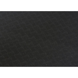 Voorgesneden papieren tafelkleed zwart 40g 1x1m (400 stuks) 
