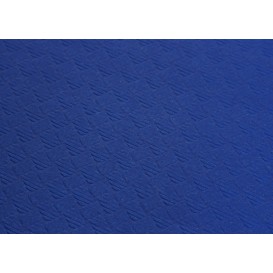 Voorgesneden papieren tafelkleed blauw 40g 1x1m (400 stuks) 