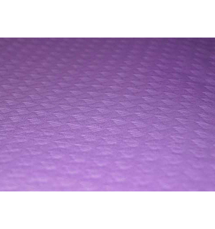 Voorgesneden papieren tafelkleed lila 40g 1x1m (400 stuks) Voorgesneden papieren tafelkleed lila 40g 1x1m (400 stuks)