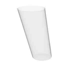 Plastic Bediening kegels met Bediening kegel houder transparant 75ml 18x26cm (1 stuks)