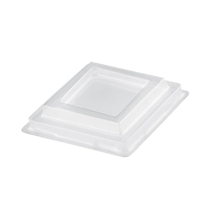 Plastic PET Deksel voor Plastic Proeving beker "Rhombus" transparant 95 ml (1000 stuks) Plastic PET Deksel voor Plastic Proeving beker "Rhombus" transparant 95 ml (1000 stuks)