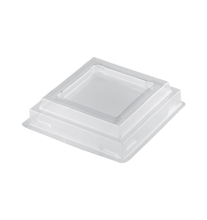 Plastic PET Deksel voor Plastic Proeving beker "Pagoda" transparant 65ml (25 stuks) Plastic PET Deksel voor Plastic Proeving beker "Pagoda" transparant 65ml (25 stuks)