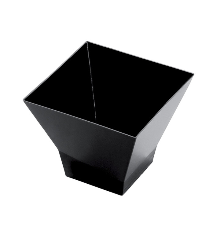Proeving plastic kom PS "Pagoda" zwart 150 ml (240 stuks) Proeving plastic kom PS "Pagoda" zwart 150 ml (240 stuks)