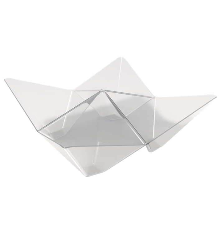 Proeving plastic kom PS "ofigami" transparant 10,3x10,3cm (500 stuks) Proeving plastic kom PS "ofigami" transparant 10,3x10,3cm (500 stuks)