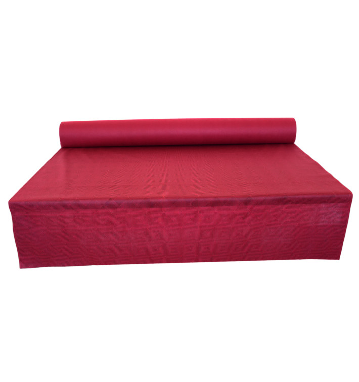 Novotex Tafelkleed rol bordeauxrood "Espiral" P40cm 1,2x50m P40cm (1 stuk) Novotex Tafelkleed rol bordeauxrood "Espiral" P40cm 1,2x50m P40cm (1 stuk)