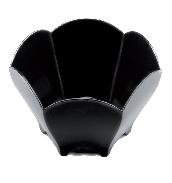 Proeving plastic kom PS "Tulip" zwart 70 ml (500 stuks) Proeving plastic kom PS "Tulip" zwart 70 ml (500 stuks)