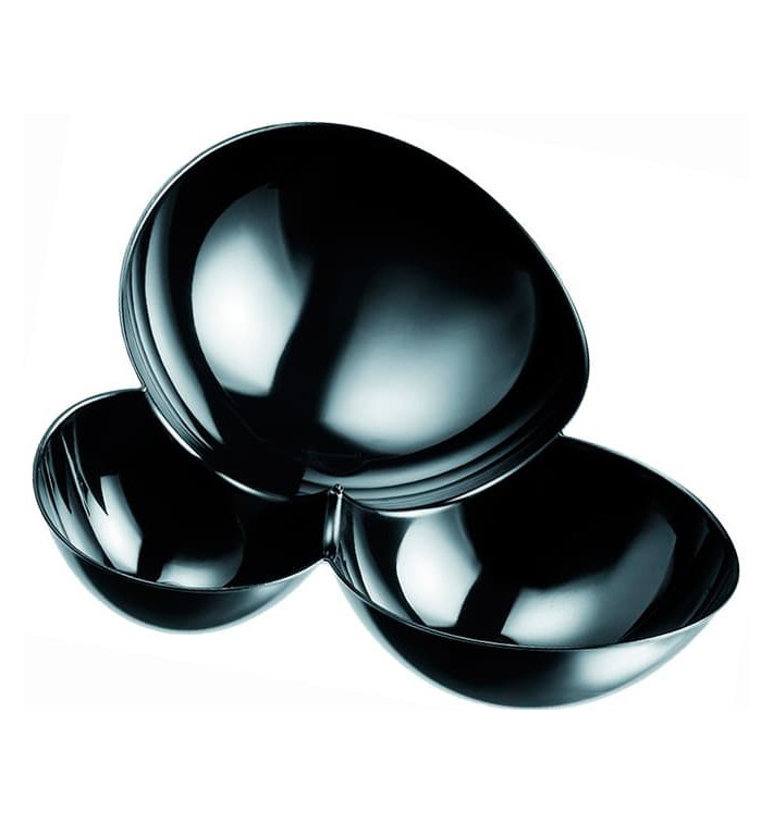 Proeving plastic kom PS "Molecola" zwart 100ml (25 stuks) Proeving plastic kom PS "Molecola" zwart 100ml (25 stuks)