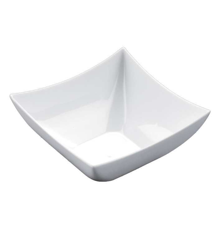 Proeving plastic kom PS Vierkant wit 90 ml (25 stuks) Proeving plastic kom PS Vierkant wit 90 ml (25 stuks)