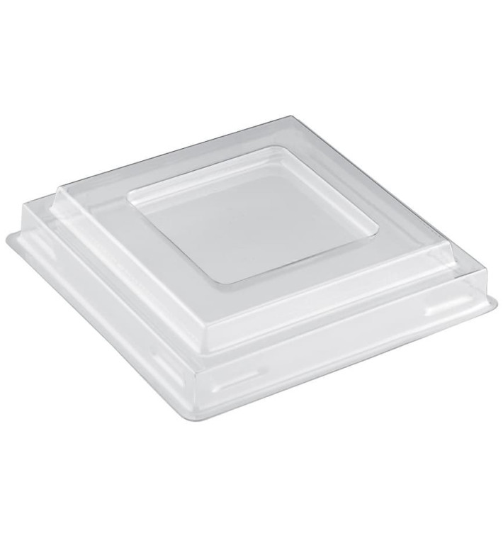 Plastic Deksel voor Proeving Kom PS Vierkant Dessert transparant PET 90 ml (25 stuks) Plastic Deksel voor Proeving Kom PS Vierkant Dessert transparant PET 90 ml (25 stuks)