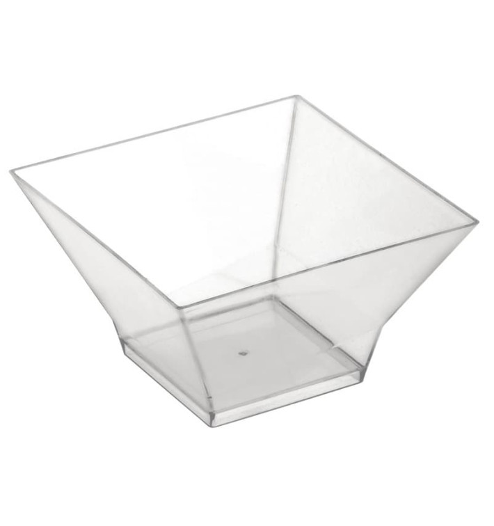 Proeving plastic kom PS "Pagoda" transparant 350ml (12 stuks) Proeving plastic kom PS "Pagoda" transparant 350ml (12 stuks)