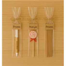 Plastic zak cellofaan PP 4x25cm G-130 (100 stuks)
