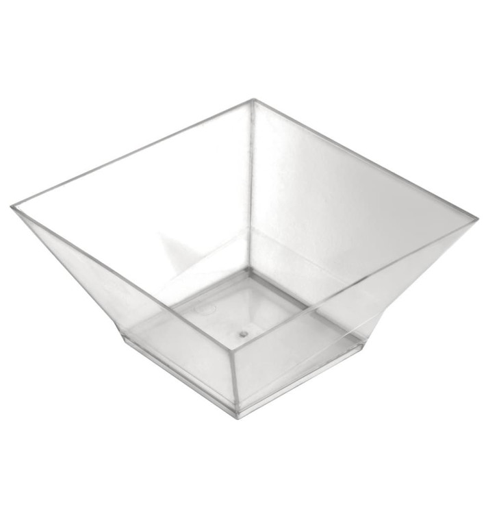 Proeving plastic kom PS "Pagoda" transparant 500ml (10 stuks) Proeving plastic kom PS "Pagoda" transparant 500ml (10 stuks)