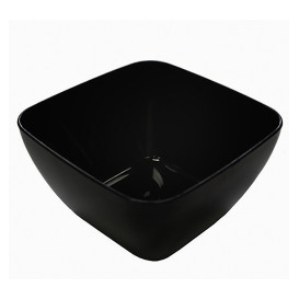 Proeving plastic kom PS zwart 5x5x3 cm 75ml (20 stuks)