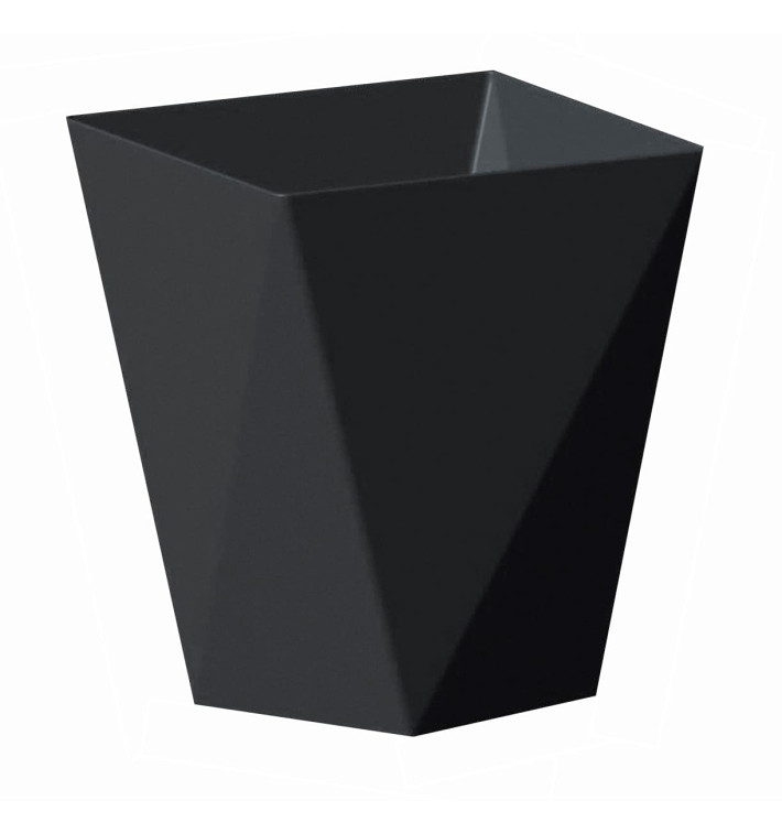 Plastic PS proefbeker "Diamond" zwart 100 ml (25 stuks) Plastic PS proefbeker "Diamond" zwart 100 ml (25 stuks)