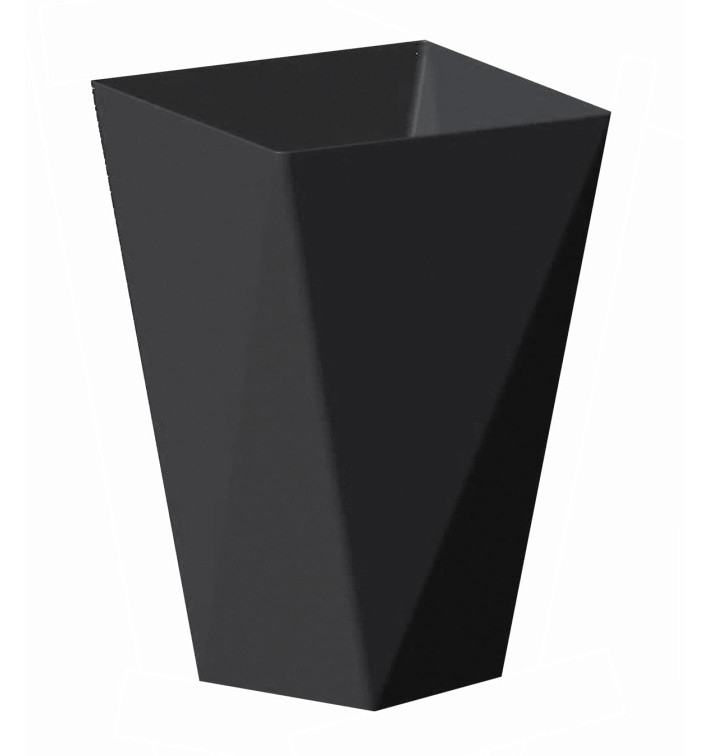 Plastic PS proefbeker "Diamond" zwart 150 ml (240 stuks) Plastic PS proefbeker "Diamond" zwart 150 ml (240 stuks)