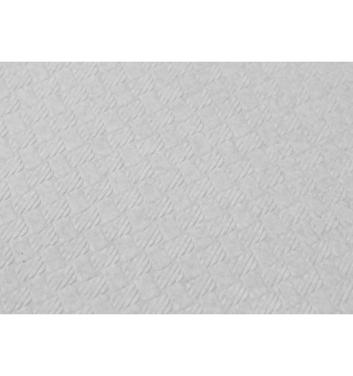 Voorgesneden papieren tafelkleed wit 40g 1x1m (480 stuks) Voorgesneden papieren tafelkleed wit 40g 1x1m (480 stuks)
