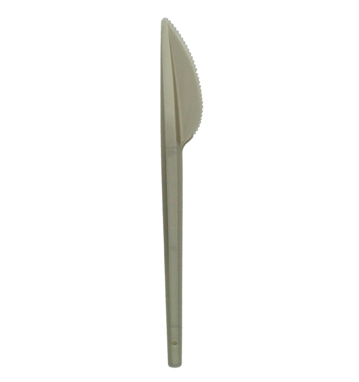 Plastic PS mes zilver 16,5cm (20 stuks) Plastic PS mes zilver 16,5cm (20 stuks)