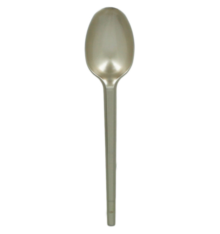 Plastic lepel PS zilver 16,5cm (600 stuks) Plastic lepel PS zilver 16,5cm (600 stuks)